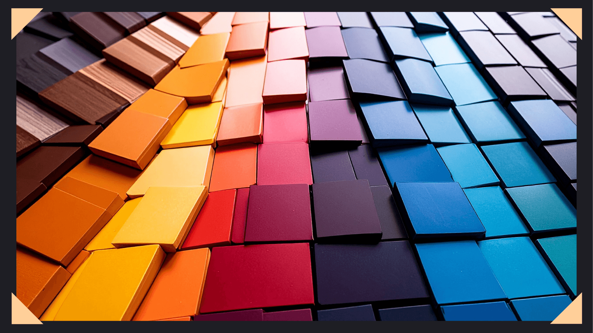 Sets of color swatches