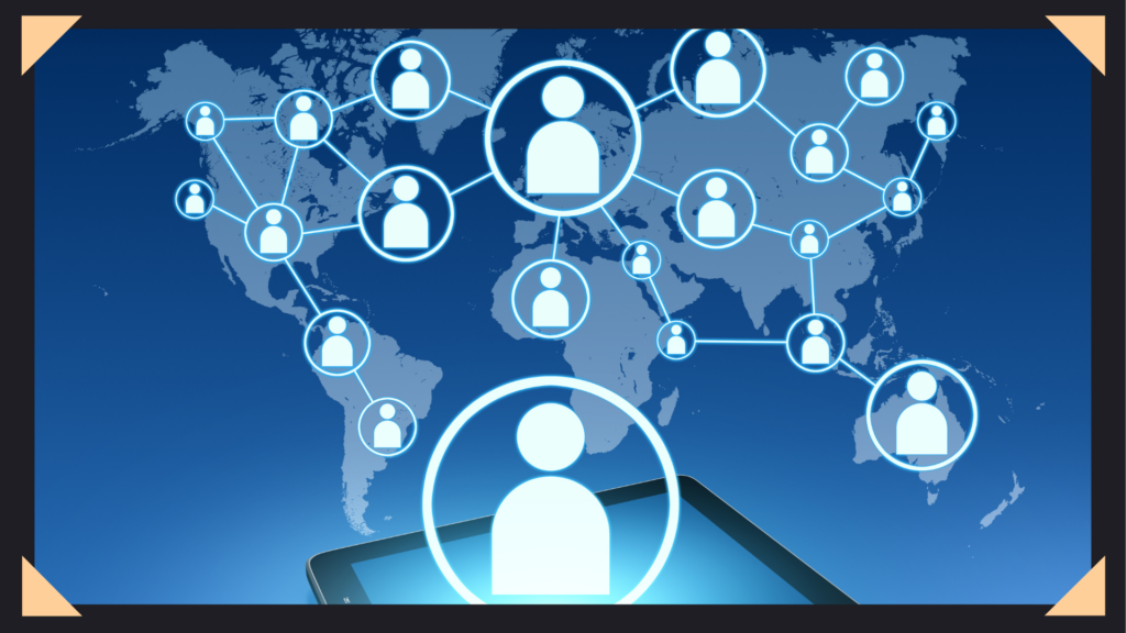 Image with digital version of global clients